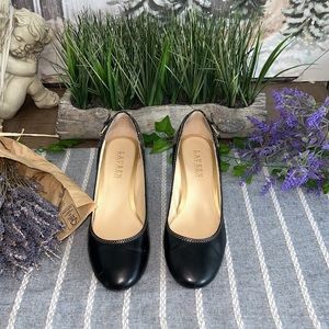 🤗Ralph Lauren Salma Black Leather Pumps🤗